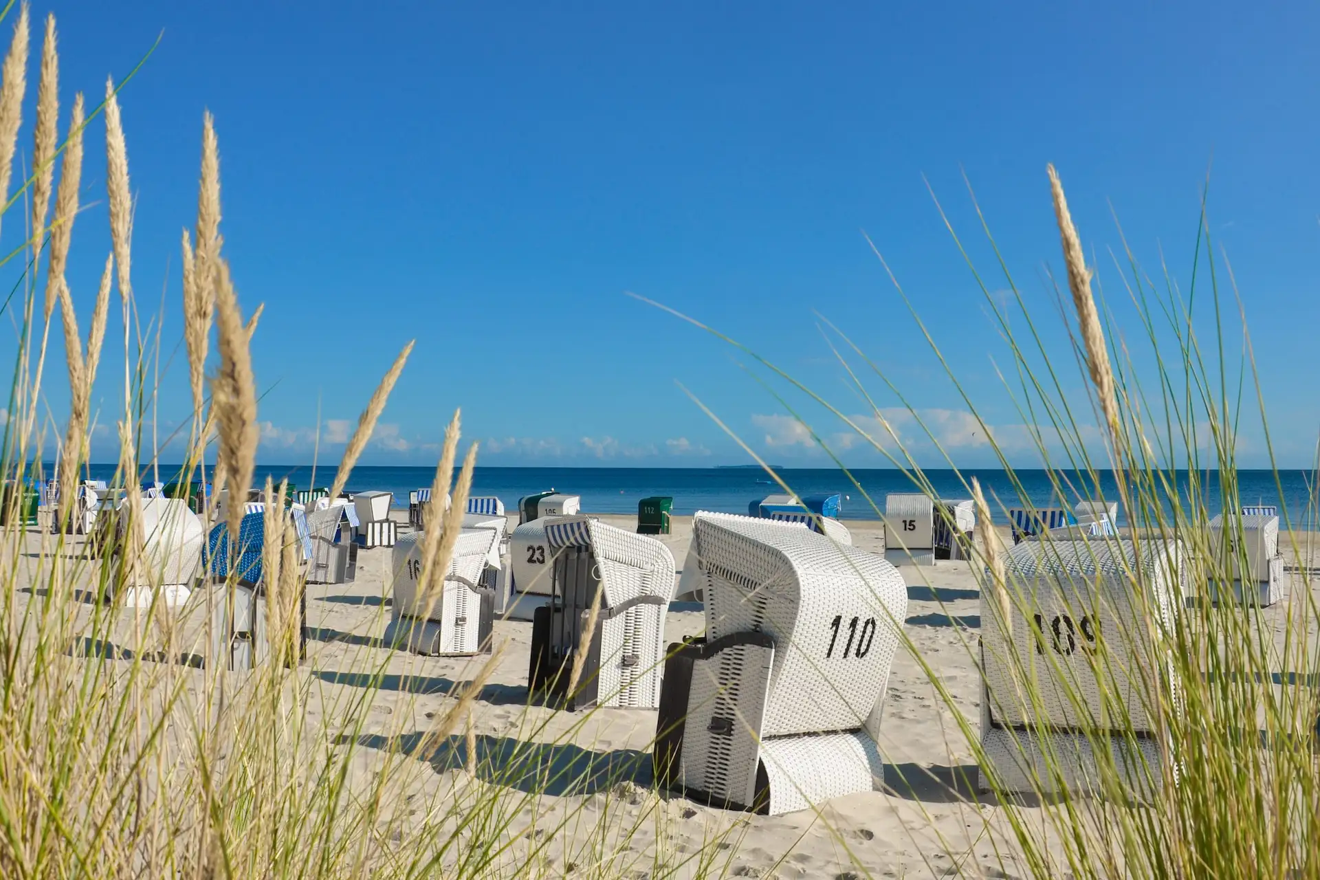 Strandkörbe am Strand Karlshagen