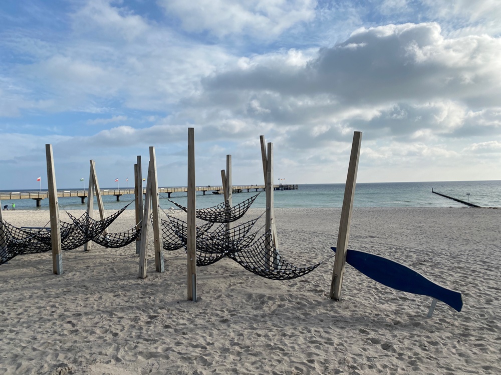 Abenteuerspielplatz am Strand in Großenbrode