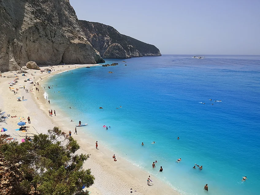 Beach and sea during beach holiday