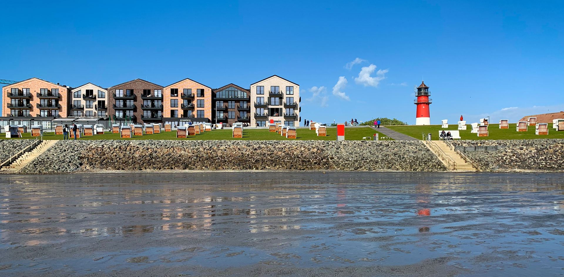 St Peter Ording Strand Deich