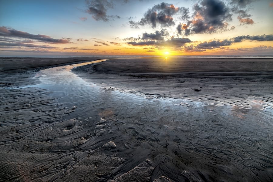 Watt Meer Sonnenaufgang