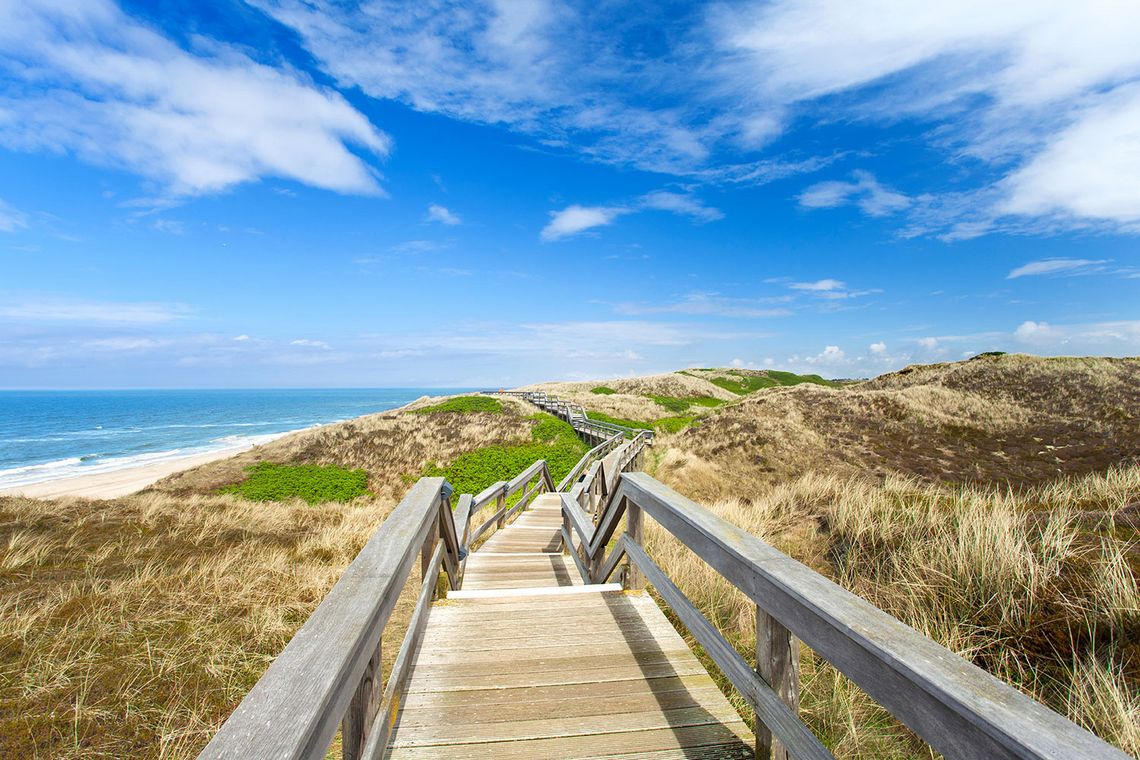 Spazieren am Strand auf Sylt