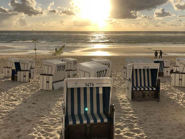 Strandkorb auf Sylt