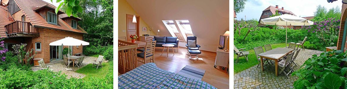 Einblicke in den Dünenhof 13 im Ostseebad Wustrow