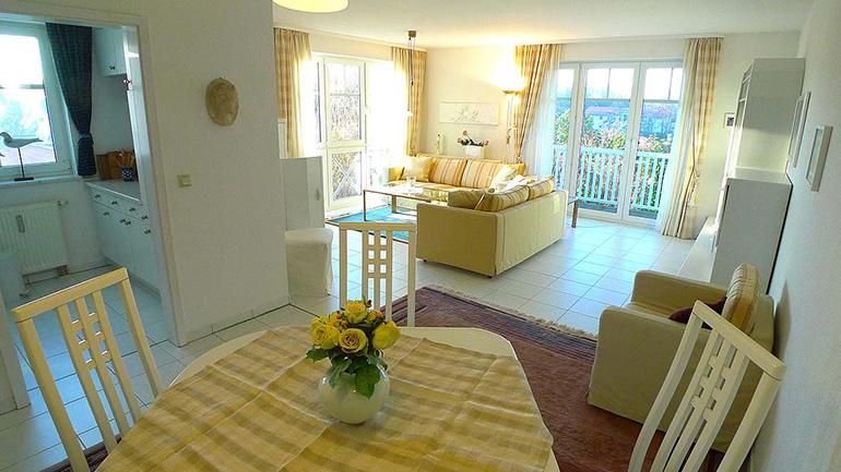 Einblicke in die Ferienwohnungen Haus zum Strand