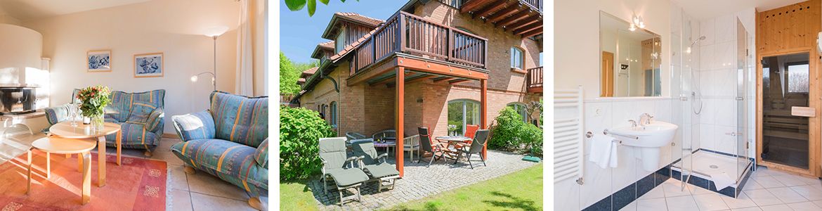 Einblicke in den Dünenhof 12 im Ostseebad Wustrow