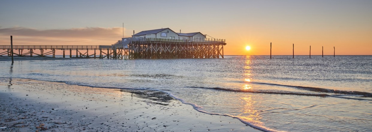 Sonnenuntergang am Strand