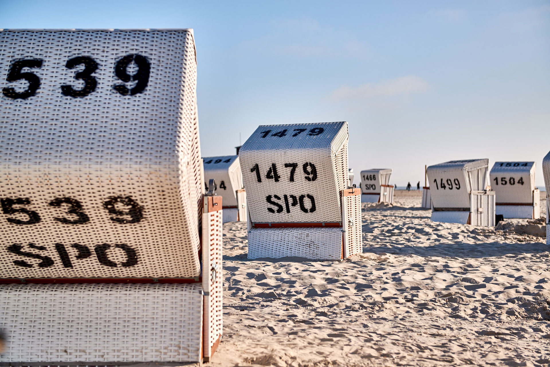Strandkörbe am Strand