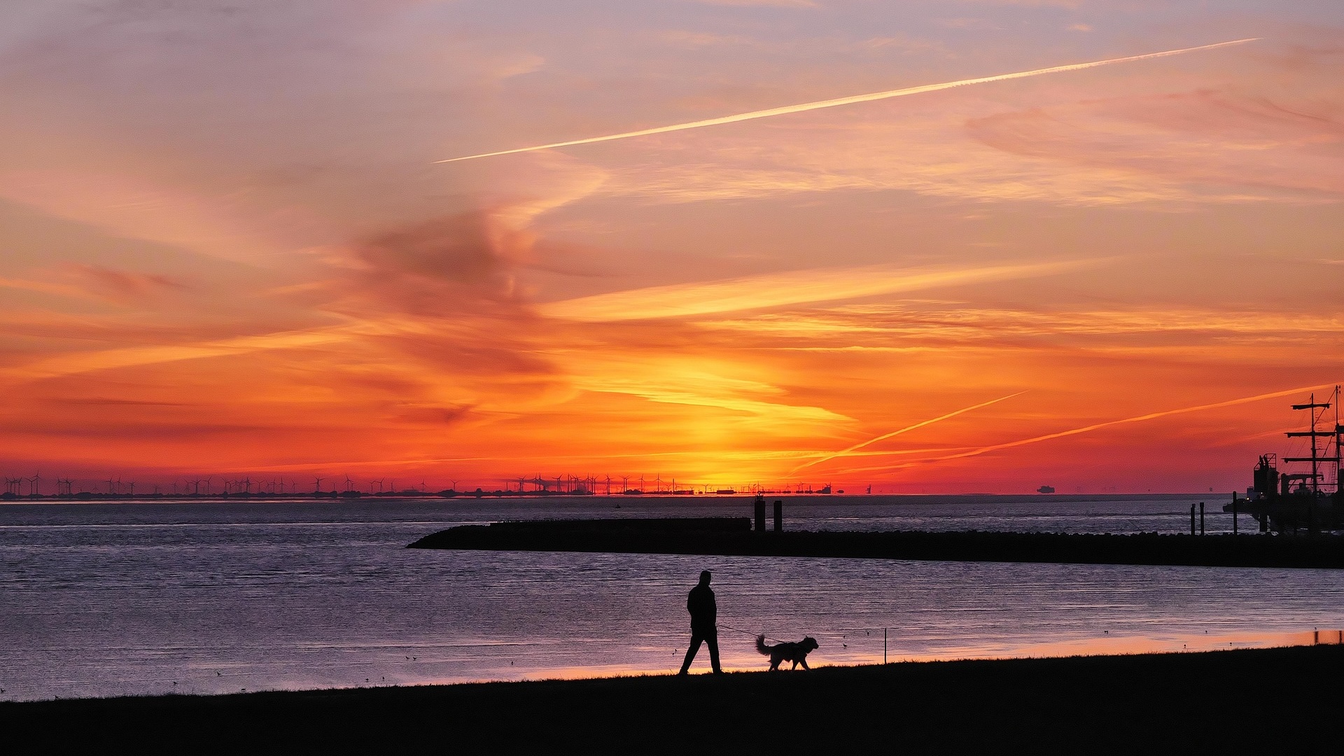 Duhnen Cuxhaven Strand Sonnenuntergang